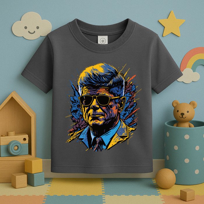 Retro John F Kennedy Pop Toddler T-Shirt
