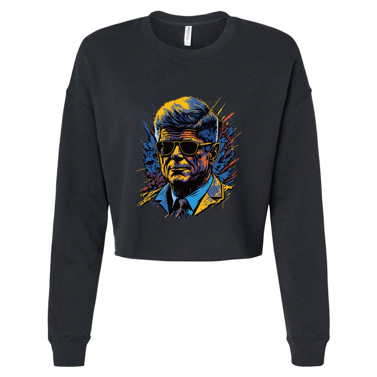 Retro John F Kennedy Pop Kids Hoodie
