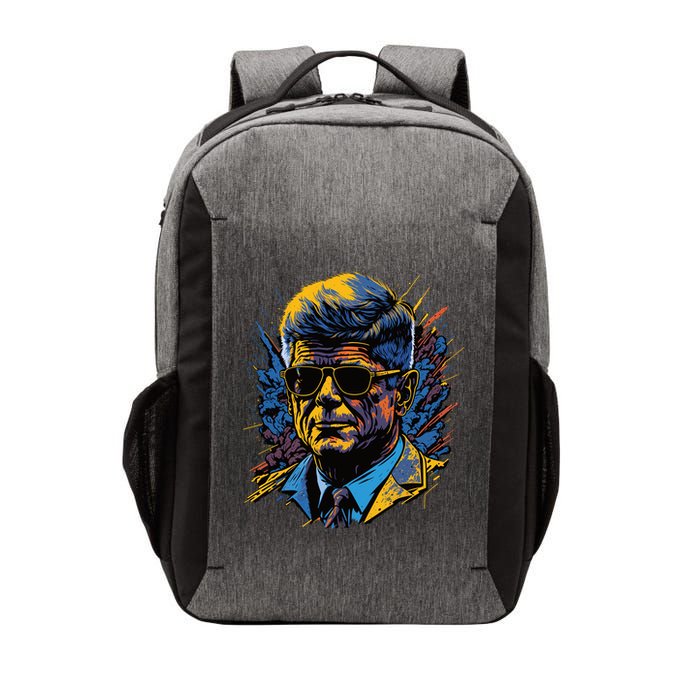 Retro John F Kennedy Pop Vector Backpack