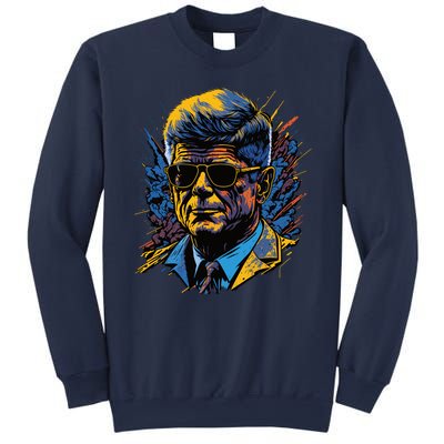 Retro John F Kennedy Pop Sweatshirt