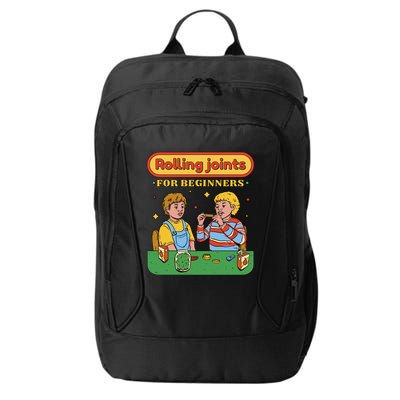 Rolling Joints For Beginners Funny Retro City Backpack