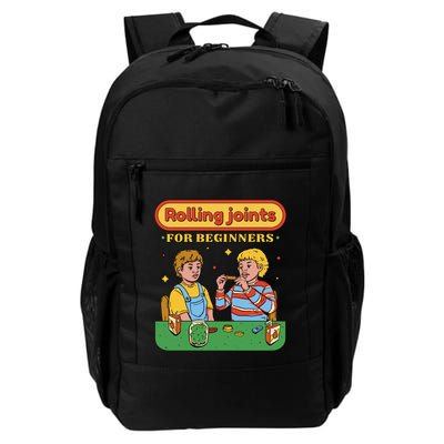 Rolling Joints For Beginners Funny Retro Backpack