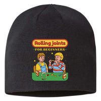 Rolling Joints For Beginners Funny Retro Sustainable Beanie