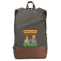 Rolling Joints For Beginners Funny Retro Cotton Canvas Backpack