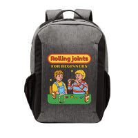Rolling Joints For Beginners Funny Retro Vector Backpack