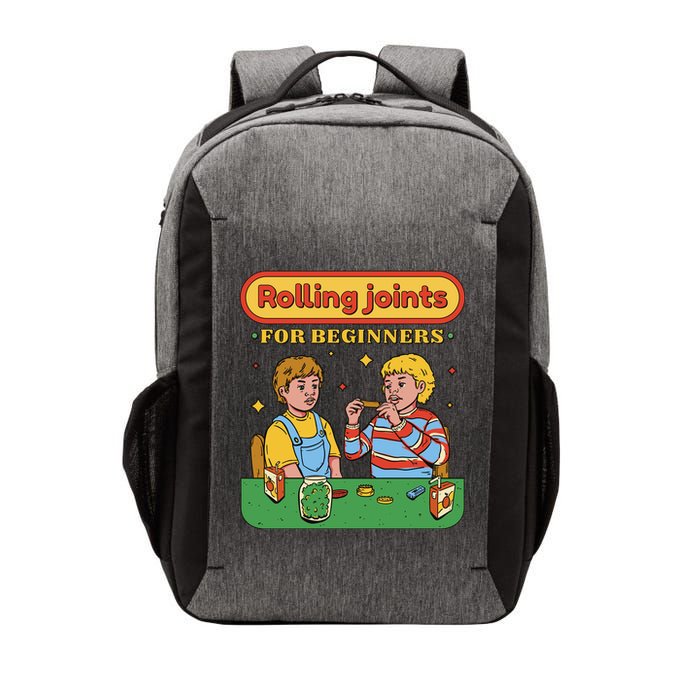 Rolling Joints For Beginners Funny Retro Vector Backpack