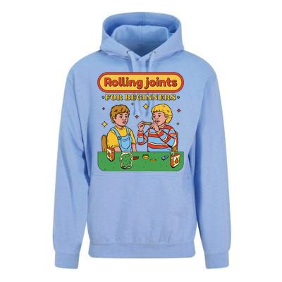 Rolling Joints For Beginners Funny Retro Unisex Surf Hoodie