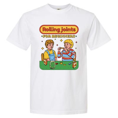 Rolling Joints For Beginners Funny Retro Garment-Dyed Heavyweight T-Shirt