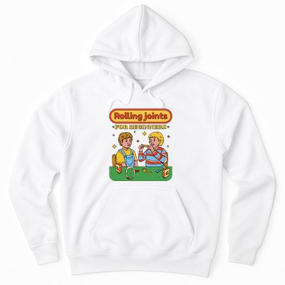 Rolling Joints For Beginners Funny Retro Hoodie
