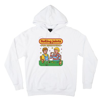 Rolling Joints For Beginners Funny Retro Hoodie