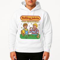 Rolling Joints For Beginners Funny Retro Hoodie