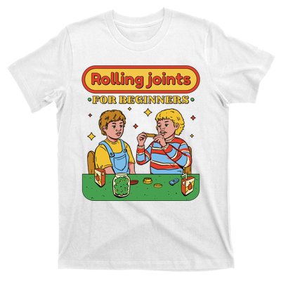 Rolling Joints For Beginners Funny Retro T-Shirt