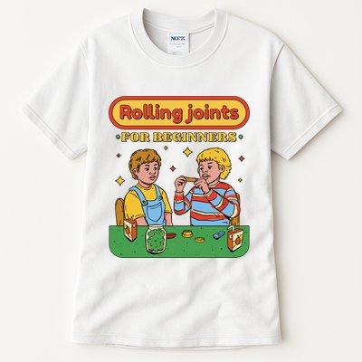 Rolling Joints For Beginners Funny Retro Tall T-Shirt