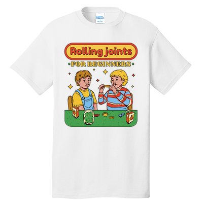 Rolling Joints For Beginners Funny Retro Tall T-Shirt