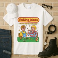 Rolling Joints For Beginners Funny Retro Tall T-Shirt