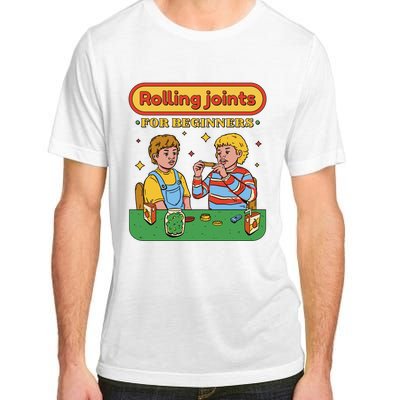 Rolling Joints For Beginners Funny Retro Adult ChromaSoft Performance T-Shirt