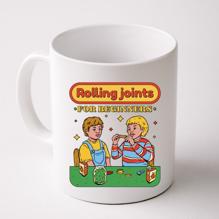 Rolling Joints For Beginners Funny Retro Mug
