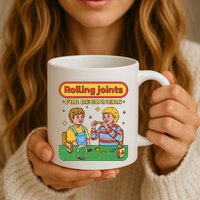 Rolling Joints For Beginners Funny Retro Mug