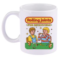 Rolling Joints For Beginners Funny Retro 11oz C Handle Ceramic Mug