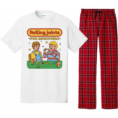 Rolling Joints For Beginners Funny Retro Pajama Set