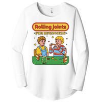 Rolling Joints For Beginners Funny Retro Women's Perfect Tri Tunic Long Sleeve Shirt