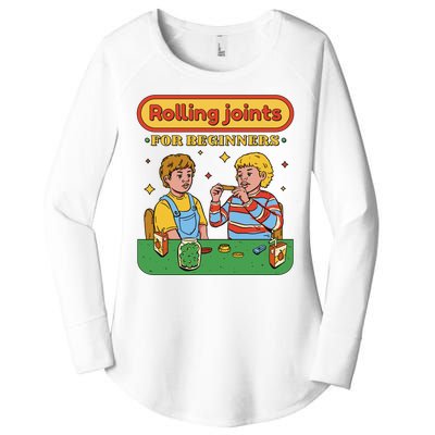 Rolling Joints For Beginners Funny Retro Women's Perfect Tri Tunic Long Sleeve Shirt