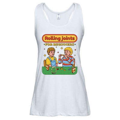 Rolling Joints For Beginners Funny Retro Ladies Essential Flowy Tank