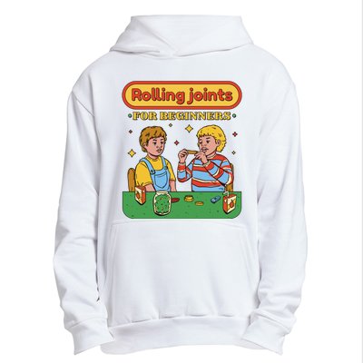 Rolling Joints For Beginners Funny Retro Urban Pullover Hoodie