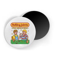 Rolling Joints For Beginners Funny Retro Magnet