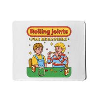 Rolling Joints For Beginners Funny Retro Mousepad