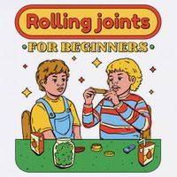 Rolling Joints For Beginners Funny Retro Mousepad