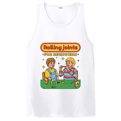 Rolling Joints For Beginners Funny Retro PosiCharge Competitor Tank