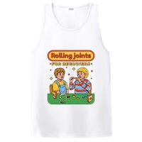 Rolling Joints For Beginners Funny Retro PosiCharge Competitor Tank