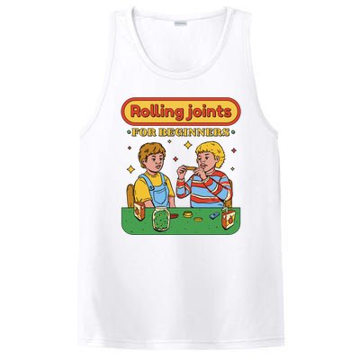 Rolling Joints For Beginners Funny Retro PosiCharge Competitor Tank