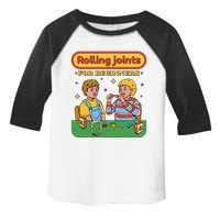 Rolling Joints For Beginners Funny Retro Toddler Fine Jersey T-Shirt