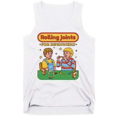 Rolling Joints For Beginners Funny Retro Tank Top