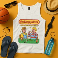 Rolling Joints For Beginners Funny Retro Tank Top