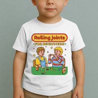 Rolling Joints For Beginners Funny Retro Toddler T-Shirt