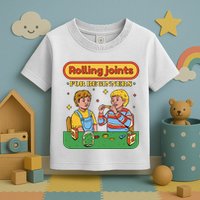 Rolling Joints For Beginners Funny Retro Toddler T-Shirt