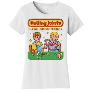 Rolling Joints For Beginners Funny Retro Women's T-Shirt