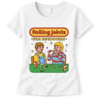 Rolling Joints For Beginners Funny Retro Womens T-Shirt