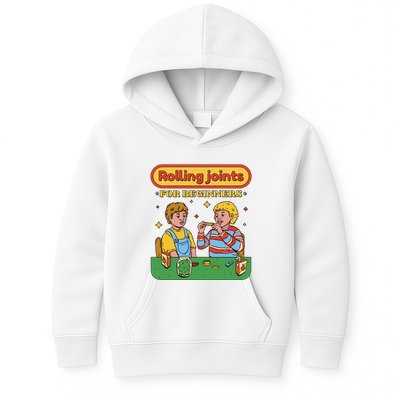 Rolling Joints For Beginners Funny Retro Kids Hoodie