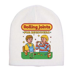 Rolling Joints For Beginners Funny Retro Short Acrylic Beanie