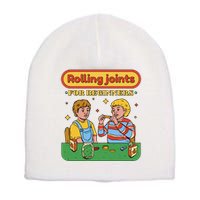 Rolling Joints For Beginners Funny Retro Short Acrylic Beanie