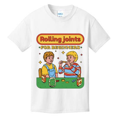 Rolling Joints For Beginners Funny Retro Kids T-Shirt