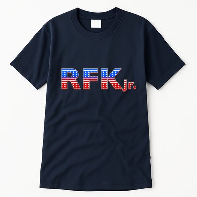 RFK Jr. For President 2024 Stars And Stripes Red White Blue Tall T-Shirt
