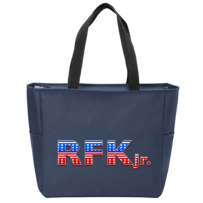 RFK Jr. For President 2024 Stars And Stripes Red White Blue Zip Tote Bag