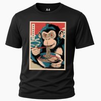 Ramen Japanese Funny Kawaii Monkey Graphic Gifts Anime Cooling Performance Crew T-Shirt