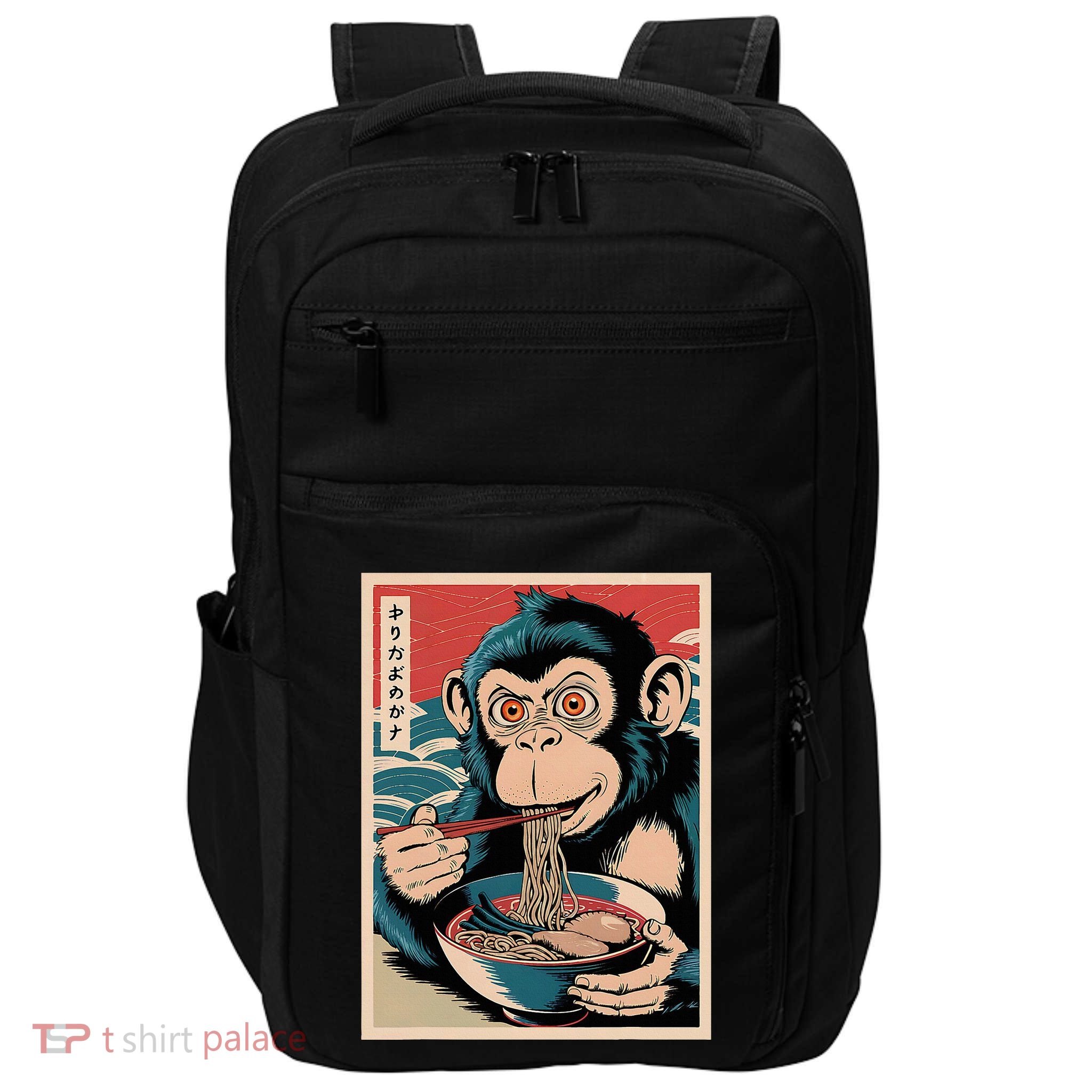 Ramen Japanese Funny Kawaii Monkey Graphic Gifts Anime Impact Tech Backpack