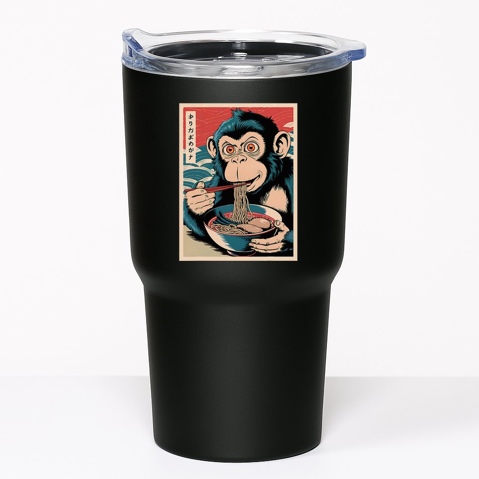 Ramen Japanese Funny Kawaii Monkey Graphic Gifts Anime Tumbler